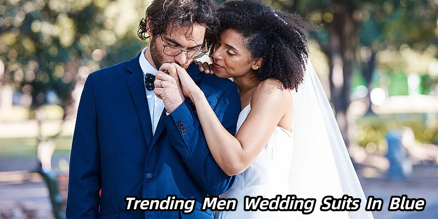 Trending Men Wedding Suits In Blue